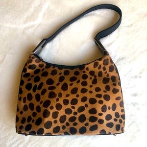 Stuart Weitzman Leopard Print Shoulder Bag